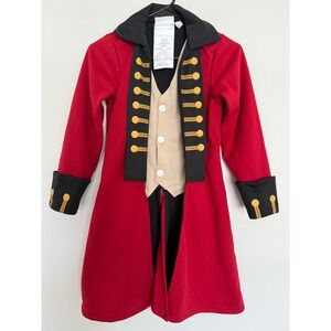 California Costumes Child Medium British Redcoat Costume Jacket Vest Boot Tops
